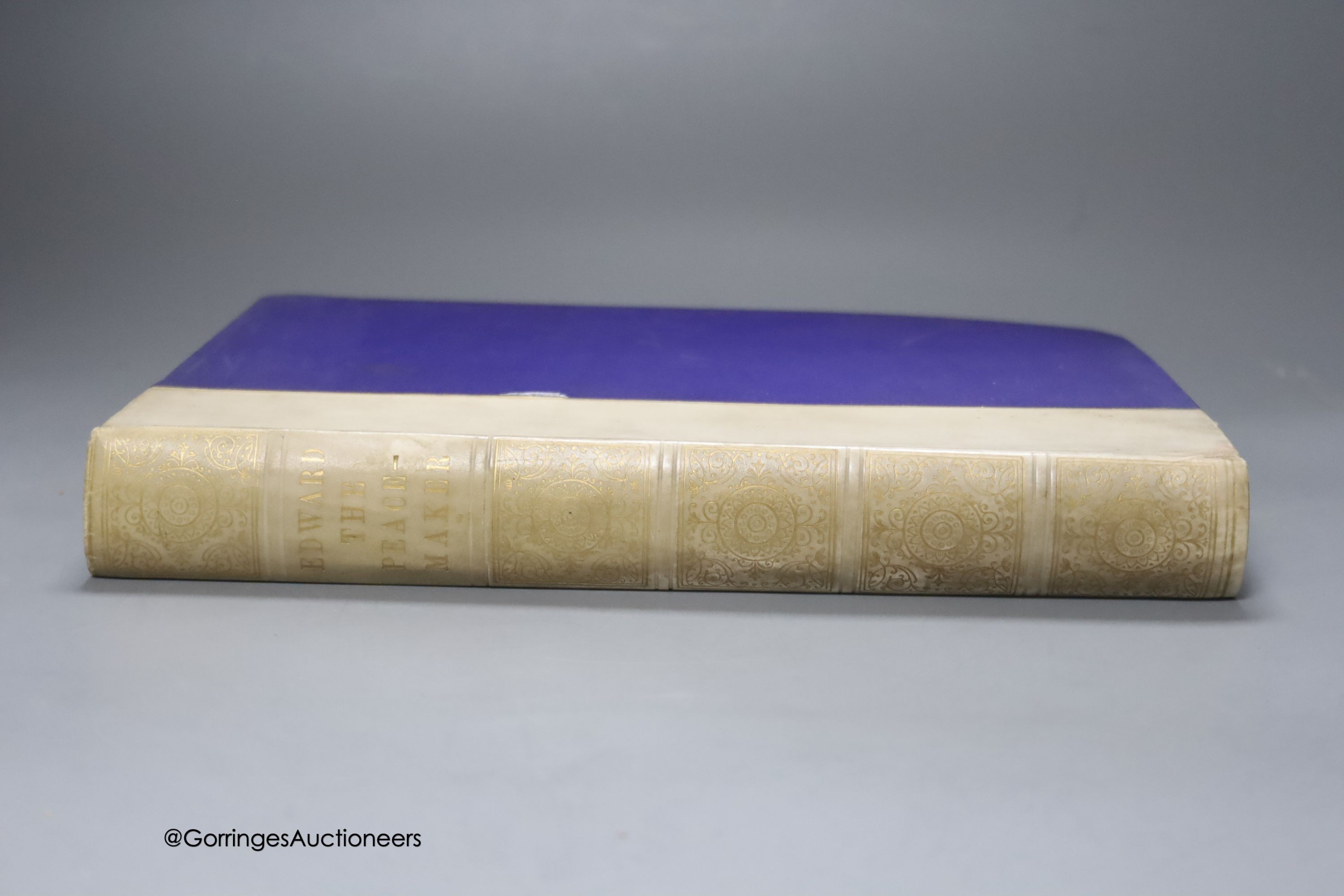 A collection of leather bound books, including The Truth of The Scripture 1808 to follow The Whole Duty of Man